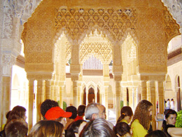 Granada - No interior do Alhambra