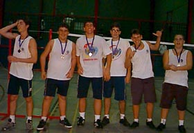 Duplas vencedoras do Badminton