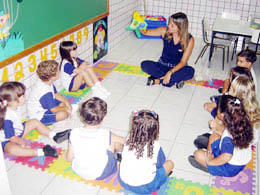 Infantil III na sala de aula
