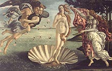 Nascimento de Vnus - Rafaelo - Uffizi