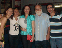 Cludia, Maria Helena, Magda, Pignaton e Pedro