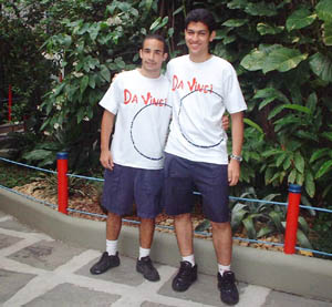 Victor e Gilmar: melhores resultados do Vest-UFES 2003